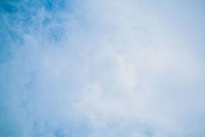 Low angle view of clouds in sky