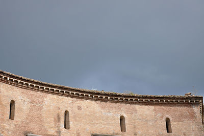 Low angle view of building against sky