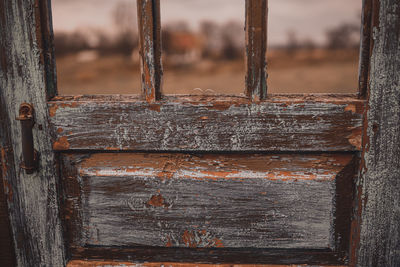 Close-up of rusty metal