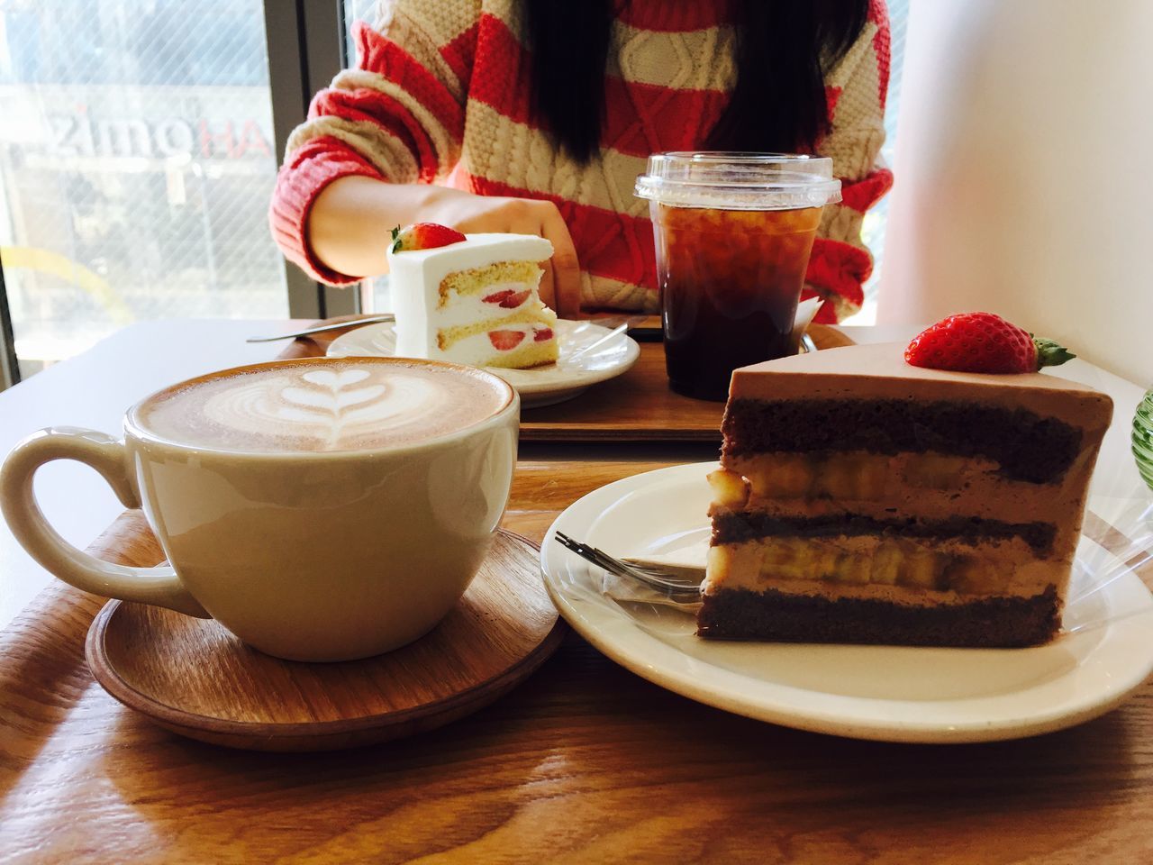 indoors, table, food and drink, drink, coffee cup, refreshment, still life, freshness, coffee - drink, sweet food, cup, close-up, home interior, coffee, saucer, dessert, food, no people, drinking glass, plate