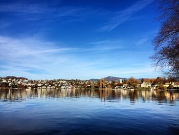 River with buildings in background
