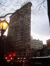 Low angle view of illuminated building at night