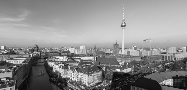 Skyline berlin with tv tower 