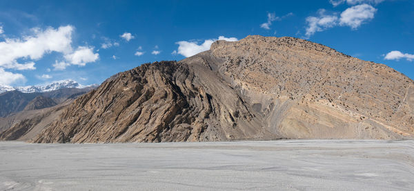 Scenic view of rocky mountains against sky