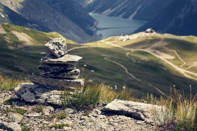 Scenic view of mountains