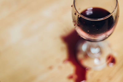 Close-up of drink on table