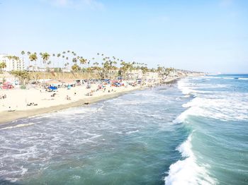 Scenic view of beach