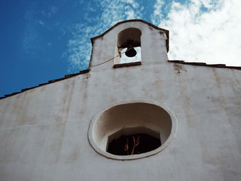 Low angle view of building against sky