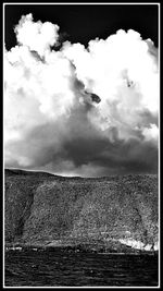 Scenic view of cloudy sky