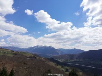 Scenic view of landscape against sky