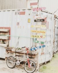 Bicycle parked