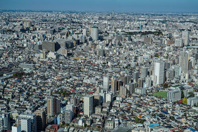 Aerial view of cityscape