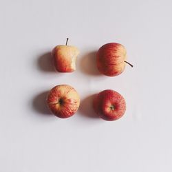 Close-up of food on white background