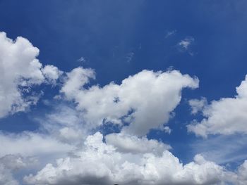 Low angle view of clouds in sky