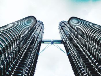 Low angle view of modern buildings