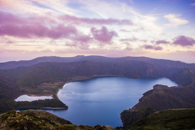 View over lagoa do fogo, azores islands vacation, outdoor experience.