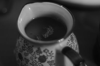 Close-up of tea cup