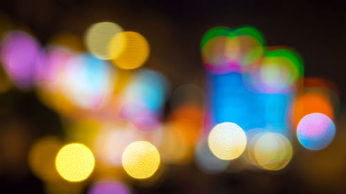 Defocused lights