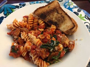 Close-up of food in plate