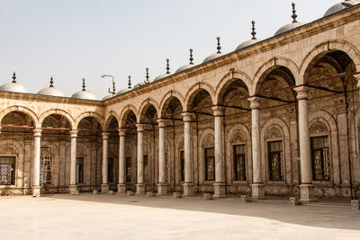 View of historical building against clear sky