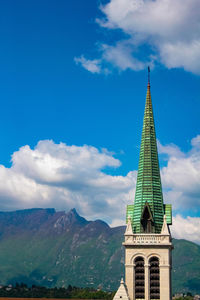 Tower of building against sky