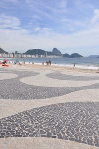 Group of people on beach