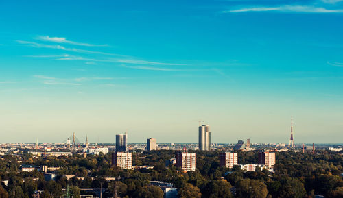 Cityscape against sky