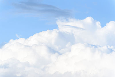 Low angle view of clouds in sky