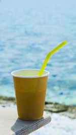 Close-up of drink on table