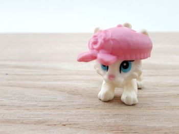 Close-up of stuffed toy on table