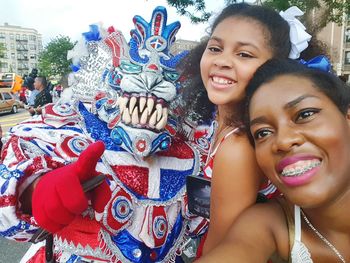 Portrait of smiling young woman