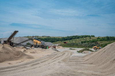 The gravel pit at glatved beach