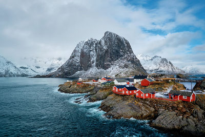 Hamnoy fishing village on lofoten islands, norway