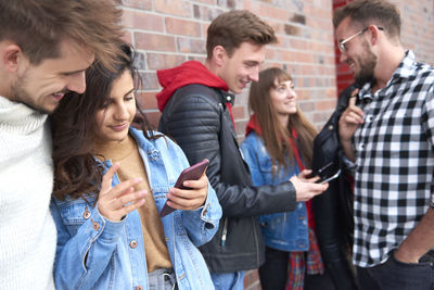Young man using mobile phone