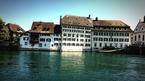 Buildings at waterfront