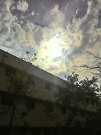 Low angle view of building against sky