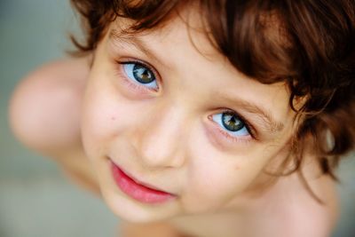 Close-up portrait of girl