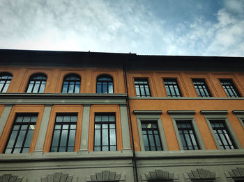 Low angle view of building against sky