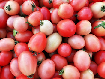 Full frame shot of tomatoes for sale