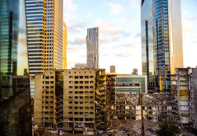 Cityscape against sky