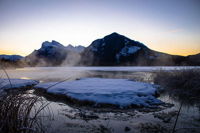 Morning at vermillion lake