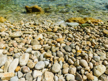 Stones in sea