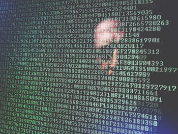 Low angle view of illuminated building