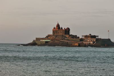 View of historical building at waterfront