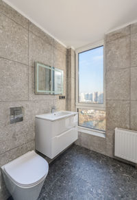 Interior of bathroom