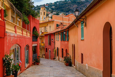 Street amidst buildings in city