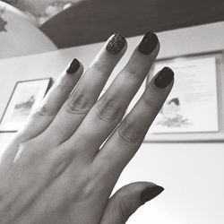 Close-up of cropped hand