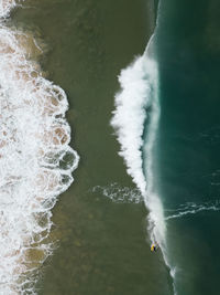 Aerial view of sea