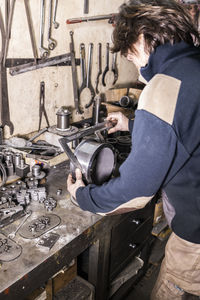 Man working in workshop