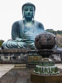 Low angle view of statue